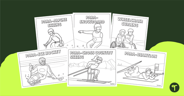 Go to Paralympic Sport Colouring Sheets – Winter teaching resource