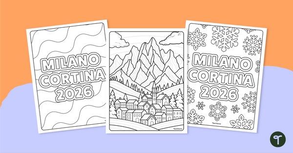 Go to Milano Cortina 2026 Winter Paralympics – Mindful Coloring teaching resource