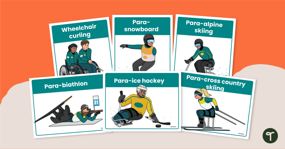 Illustrated Paralympic Sport Posters – Winter teaching resource