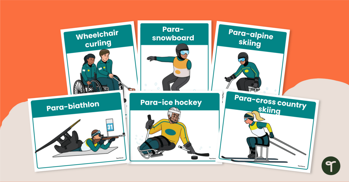 Illustrated Paralympic Sport Posters – Winter teaching resource