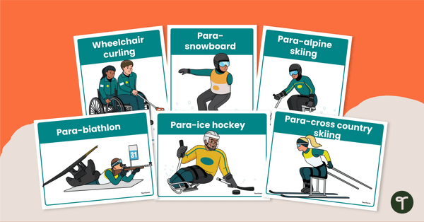 Go to Illustrated Paralympic Sport Posters – Winter teaching resource