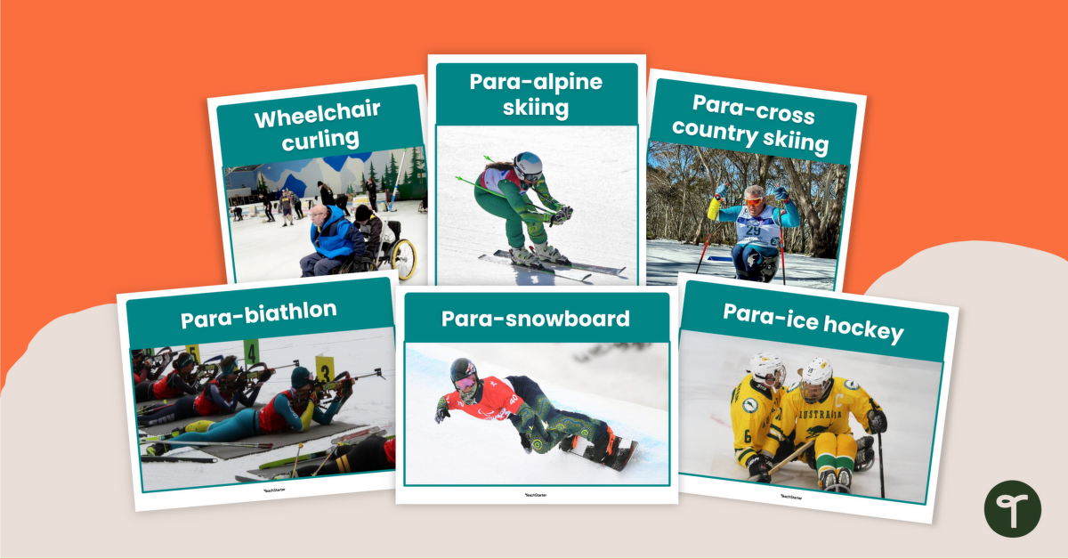 Paralympic Sport Posters – Winter teaching resource