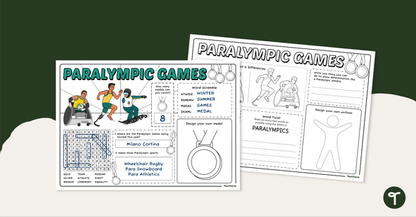Go to Paralympic Activities Mats teaching resource