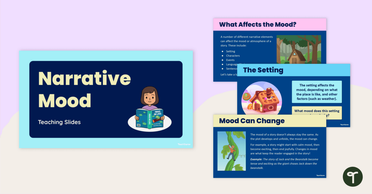 Narrative Mood Teaching Slides teaching resource