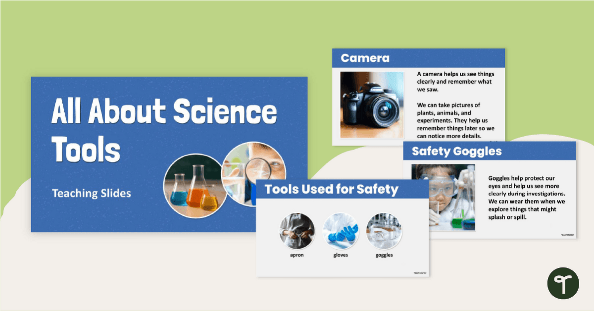 Science Tools and Safety PowerPoint (K-2) teaching resource