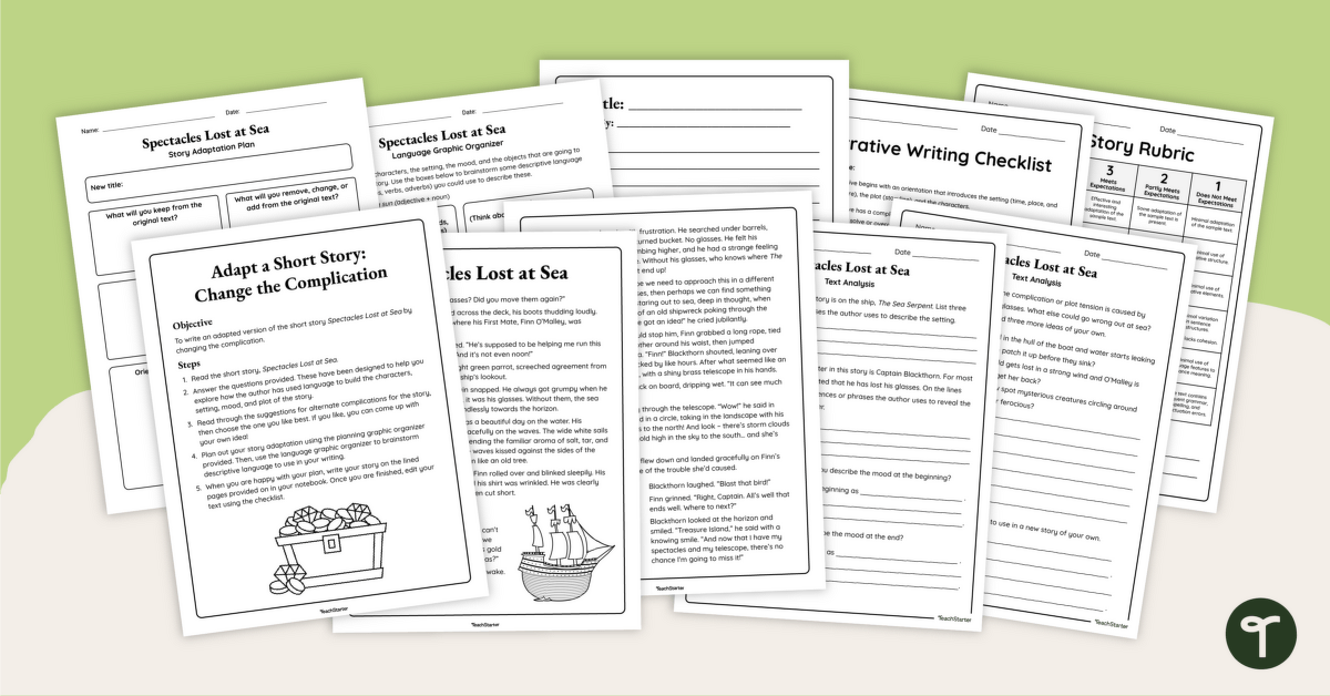 Adapt a Short Story – Change the Complication teaching resource