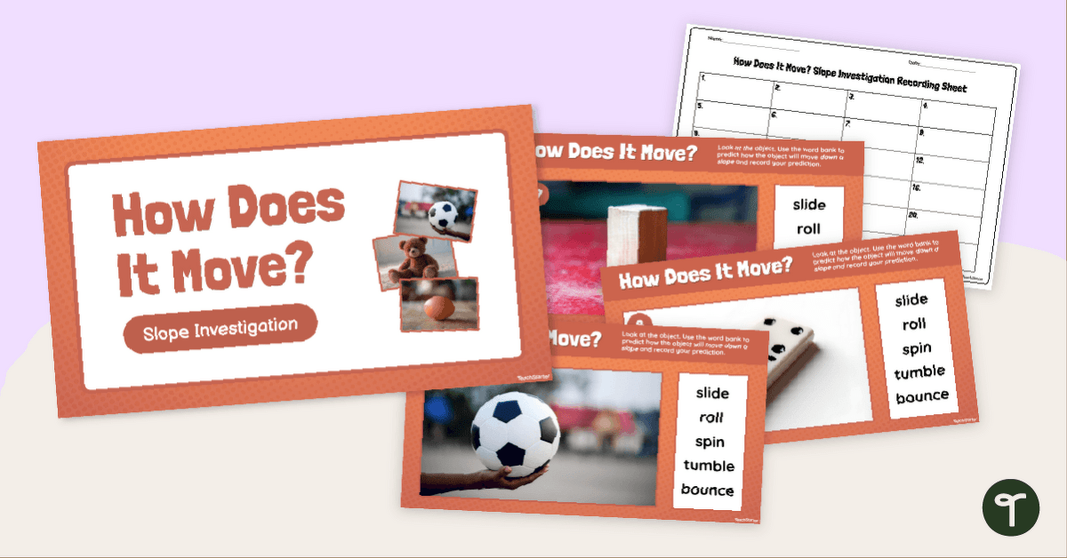 Make It Move! Slope Investigation Activity teaching resource