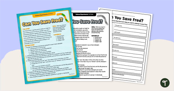 Go to Can You Save Fred? STEM Icebreaker Activity teaching resource