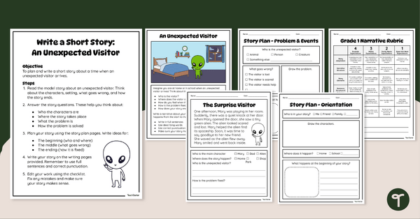 Go to 1st Grade Narrative Writing Assessment Pack teaching resource