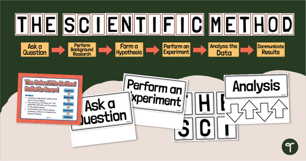 Go to Scientific Method Classroom Display Pack teaching resource