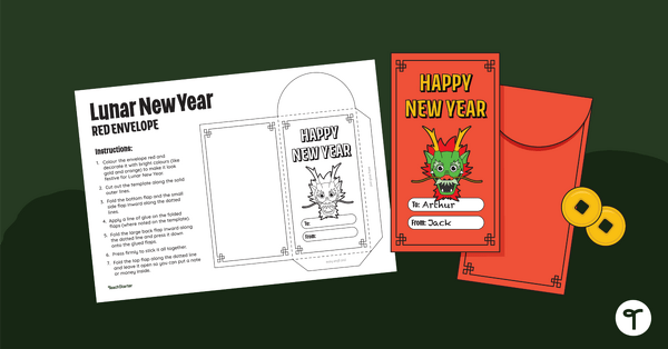 Go to Lunar New Year Red Envelopes — Template teaching resource