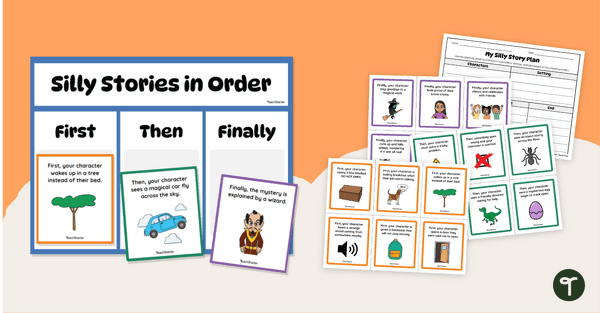 Go to First, Then, Finally Sort and Writing Template teaching resource