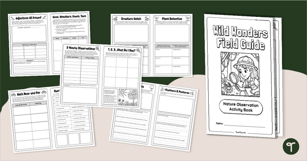 Go to Wild Wonders! Nature Observation Activity Book teaching resource
