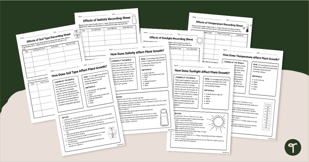 Environmental Impact Experiment Pack teaching resource