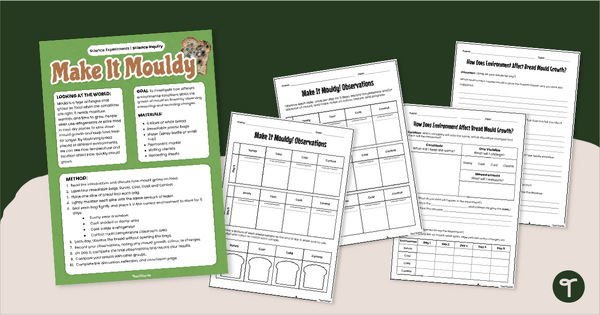 Go to Bread Mould Experiment (4-6) teaching resource