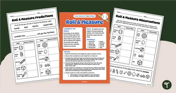 Go to Roll & Measure Science Investigation teaching resource