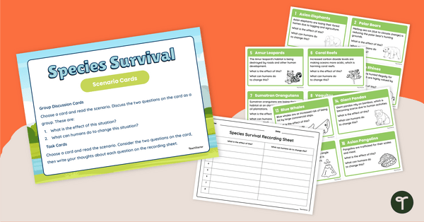 Go to Species Survival Prediction Task Cards teaching resource