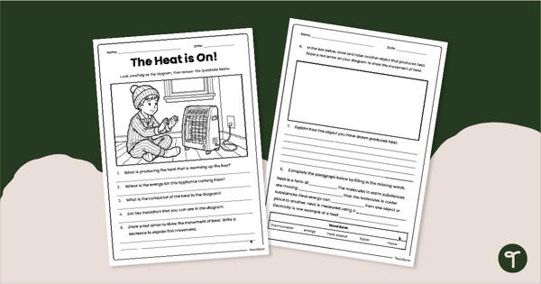 Go to The Heat is On - Moving Heat Worksheet teaching resource