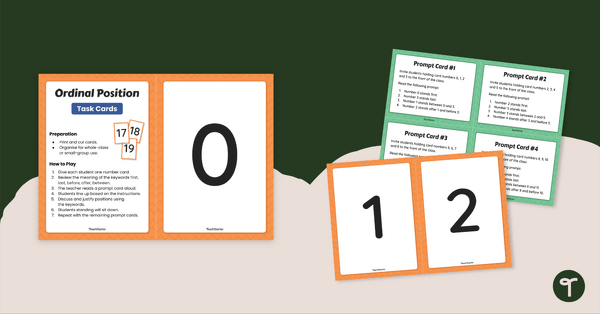 Go to Ordinal Position Task Cards teaching resource