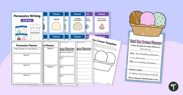 Go to Persuasive Writing Scaffold Pack teaching resource