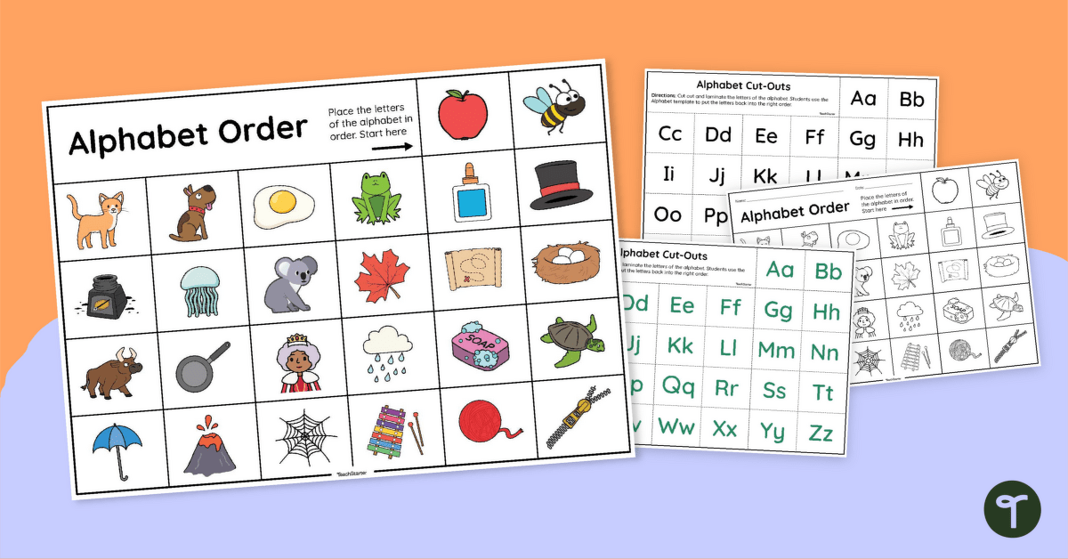 Alphabet Order Activity teaching resource