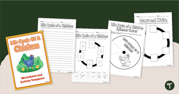 Go to Life Cycle of a Chicken Worksheet Pack teaching resource
