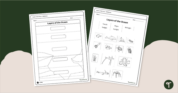 Go to Layers of the Ocean Worksheet teaching resource