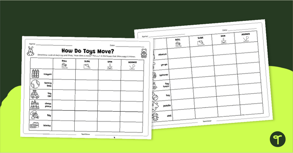 Go to How Do Toys Move? Worksheet teaching resource