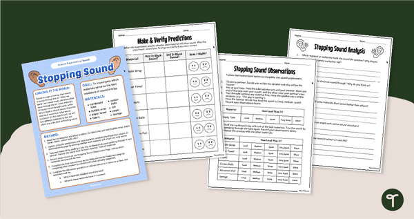 Go to Stopping Sound! Insulator Experiment teaching resource