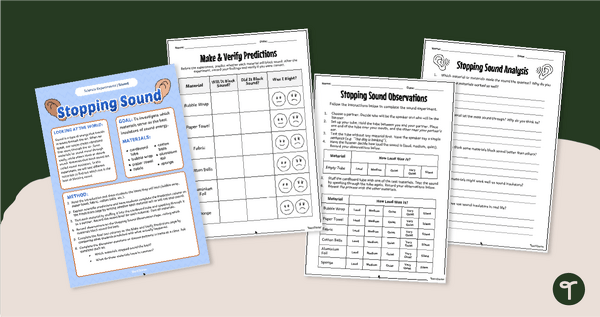 Go to Stopping Sound! Insulator Experiment teaching resource