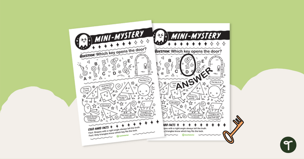 Go to Mini-Mystery – Which Key Opens the Door? teaching resource