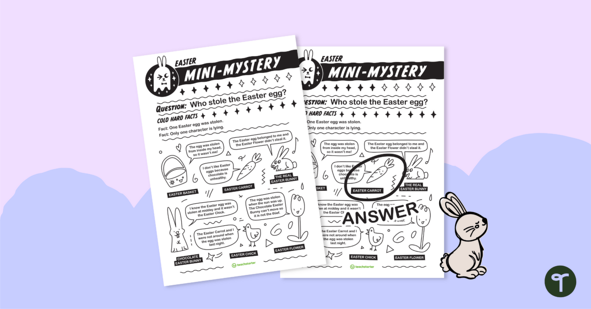 Easter Mini-Mystery – Who Stole the Easter Egg? teaching resource