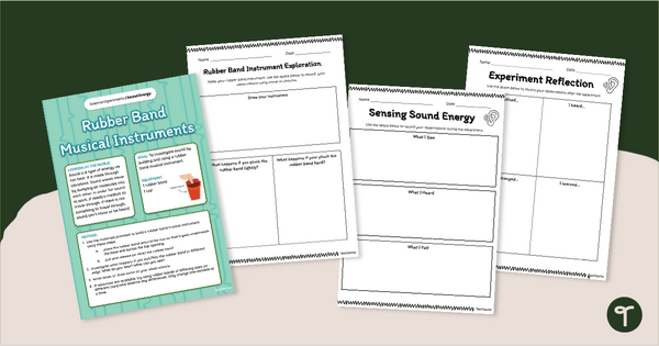 Go to Sound Energy Project (Rubber Band Musical Instruments) teaching resource