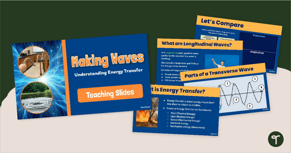 Go to Making Waves! Energy Transfer PowerPoint teaching resource