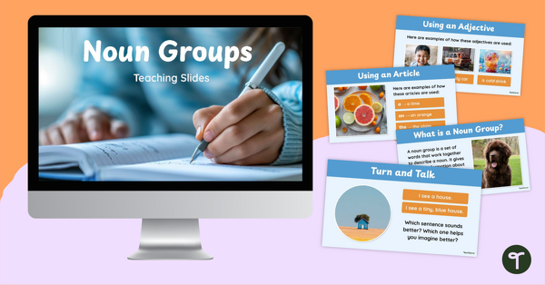 Go to Noun Groups Teaching Slides for Year 2 teaching resource