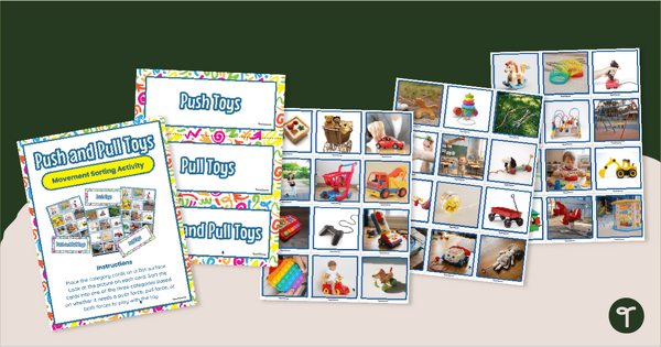 Go to Push and Pull Toy Sorting Activity teaching resource