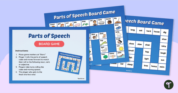 Go to Parts of Speech Game Board teaching resource