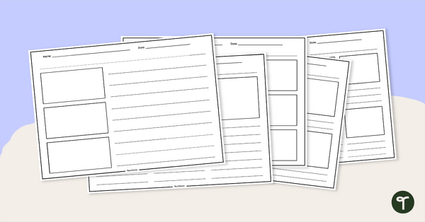 Go to Free Blank Story Board Template Pack teaching resource