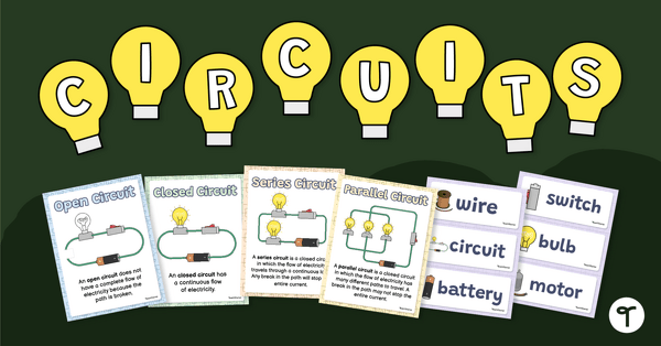 Go to Electrical Circuits Classroom Display teaching resource