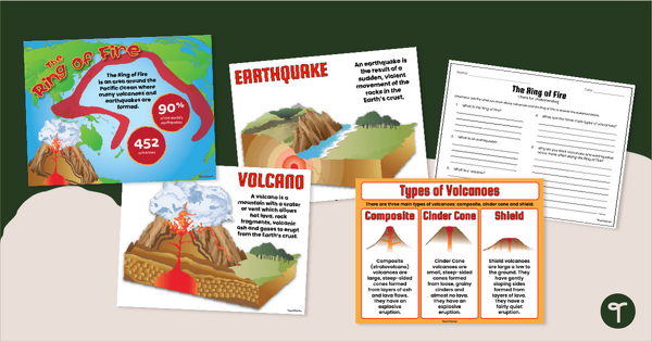 Go to The Ring of Fire Poster and Worksheet Pack teaching resource
