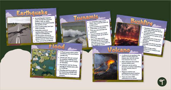 Go to Natural Disasters Poster Pack (5-6) teaching resource