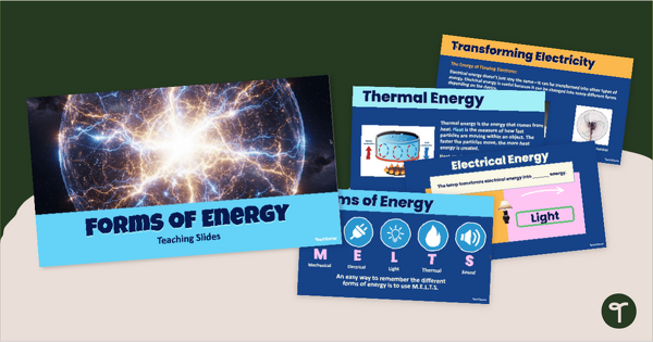 Go to Forms of Energy PowerPoint teaching resource