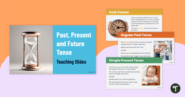 Go to Past, Present and Future Tense Teaching Slides teaching resource