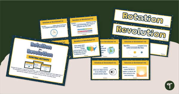 Go to Rotation vs. Revolution – Sorting Activity teaching resource