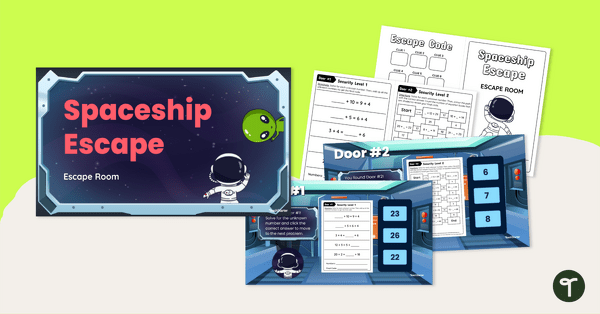 Go to Finding Unknown Numbers Escape Room teaching resource