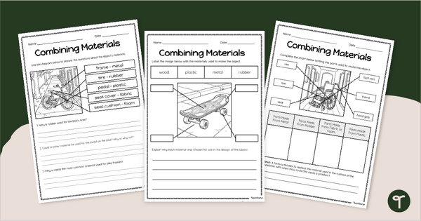 Go to Combining Materials Worksheets teaching resource