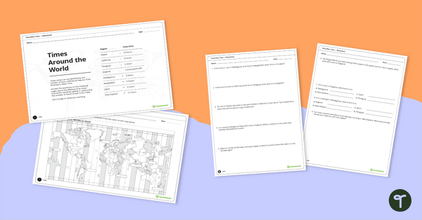 Go to Time After Time Worksheet teaching resource