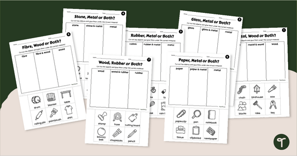 Go to What’s It Made Of? Comparing Materials Worksheets teaching resource