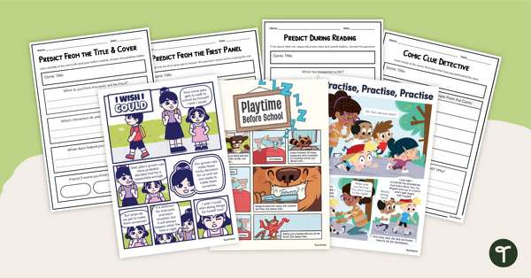 Go to Making Predictions Using Comics Activity Pack teaching resource