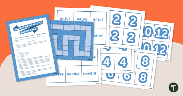 Go to Halve it or Double it! - Maths Game teaching resource
